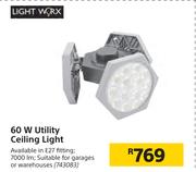 Lightworx 60W Utility Ceiling Light