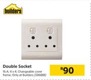 Builders Double Socket