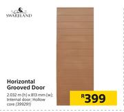 Swartland Horizontal Grooved Door
