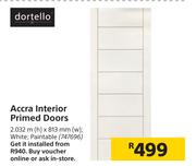 Dortello Accra Interior Primed Doors
