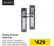 Dortello Tenna 3 Lever Lock Set