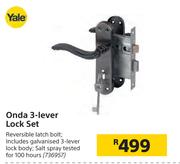 Yale Onda 3 Lever Lock Set