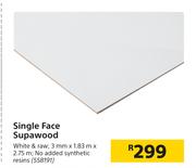 Single Face Supawood