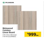 PG Bison Melawood Coimbra Linear Board-Each
