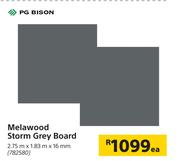 PG Bison Melawood Storm Grey Board-Each