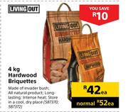 Living Out Hardwood Briquettes-Each