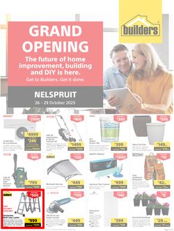 Builders : Grand Opening Nelspruit (26 October - 29 October 2023), page 1