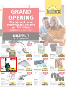 Builders : Grand Opening Nelspruit (26 October - 29 October 2023), page 1