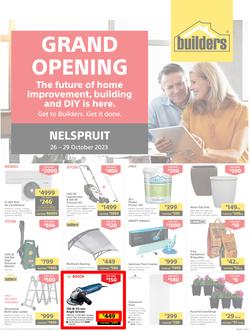 Builders : Grand Opening Nelspruit (26 October - 29 October 2023), page 1