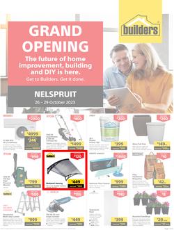 Builders : Grand Opening Nelspruit (26 October - 29 October 2023), page 1
