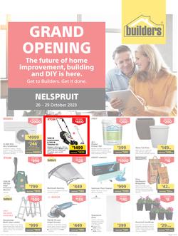 Builders : Grand Opening Nelspruit (26 October - 29 October 2023), page 1