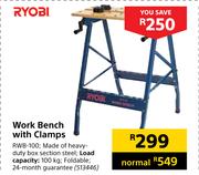 Ryobi Work Bench With Clamps 513446