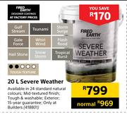 Fired Earth Severe Weather-20L