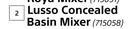 Lusso Concealed Basin Mixer 715058