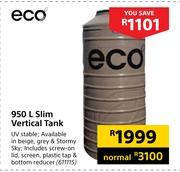Eco 950L Slim Vertical Tank 611115