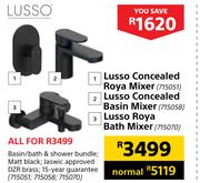 Lusso Concealed Roya Mixer 715051