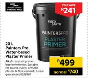 Fired Earth Painters Pro Water-Based Plaster Primer-20Ltr