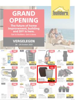 Builders : Grand Opening Vergelegen (26 October - 29 October 2023), page 1