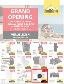 Builders : Grand Opening Vergelegen (26 October - 29 October 2023), page 1