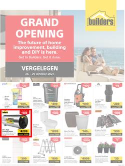 Builders : Grand Opening Vergelegen (26 October - 29 October 2023), page 1