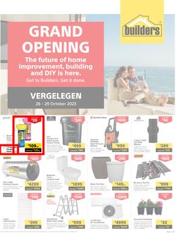 Builders : Grand Opening Vergelegen (26 October - 29 October 2023), page 1