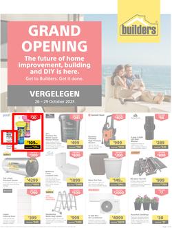 Builders : Grand Opening Vergelegen (26 October - 29 October 2023), page 1