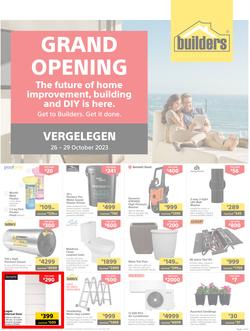 Builders : Grand Opening Vergelegen (26 October - 29 October 2023), page 1