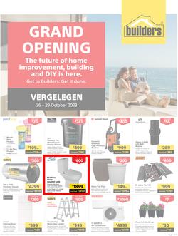 Builders : Grand Opening Vergelegen (26 October - 29 October 2023), page 1
