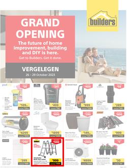 Builders : Grand Opening Vergelegen (26 October - 29 October 2023), page 1