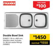 Franke Double Bowl Sink
