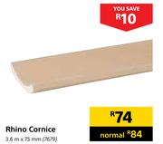 Rhino Cornice 3.6m x 75mm