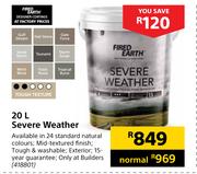 Fired Earth Severe Weather-20L