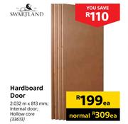 Swartland Hardboard Door-2.032m x 813mm Each
