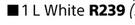 Fired earth Solvent Based Gloss Enamel White-1L