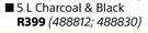 Fired Earth Extreme Roof Acrylic Charcoal & Black-5L
