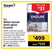Duram Water Based Semi Gloss Enamel-1L