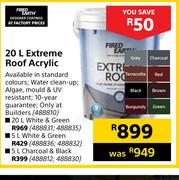 Fired Earth Extreme Roof Acrylic Charcoal & Black-5L