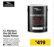 Fired Earth Painters Pro QD Red Oxide Primer-1L