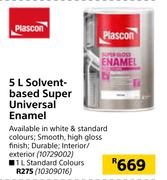 Plascon Solvent Based Super Universal Enamel Standard Colours-1L