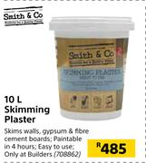 Smith & Co Skimming Plaster-10L