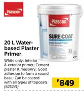 Plascon Water Based Plaster Primer-20L