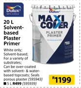Dulux Solvent Based Plaster Primer-5L
