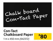 Con-Tact Chalkboard Paper-1m x 450mm