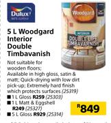 Dulux Woodgard Interior Double Timbavarnish (Gloss)-5L
