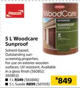 Plascon Woodcare Sunproof (Suede)-5L