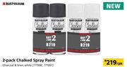 Rust Oleum 2 Pack Chalked Spray Paint-Per pk