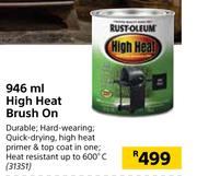 Rust Oleum High Heat Brush On-946ml