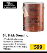 Fired Earth Brick Dressing-5L