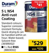 Duram NS4 Anti Rust Coating (Red)-1L