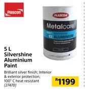 Plascon Silvershine Aluminium Paint-5L